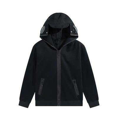 Autumn and Winter New Men's and Women's Pure Cotton Thick Round Lens Funny Couple's Sportswear Pullover Hooded Sweatshirt