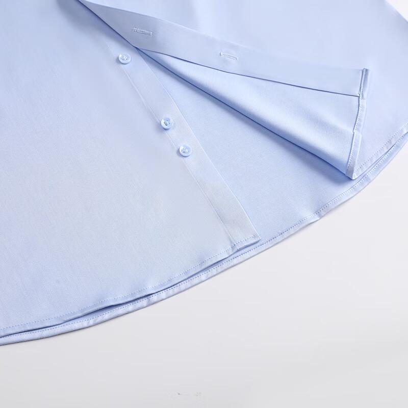 Unisex Professional Cooling Light Blue Short-Sleeve Shirt