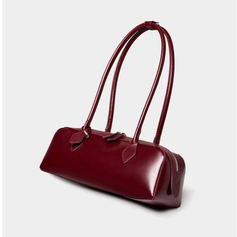 Torebki z prawdziwej skóry dla kobiet Luksusowa torba tote Vintage torba pod ramię Długi górny uchwyt Torba na ramię Damska torba pod ramię