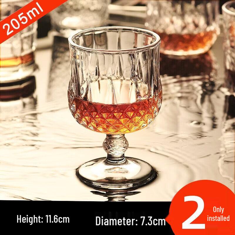 Elegant Crystal Whiskey & Cocktail Glass