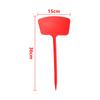 Fan-Shaped Plant Sign Ground Insertion Potted Flower Succulent Label Garden Thickened Plastic T-Shaped Waterproof Tag 1/10/20Pcs