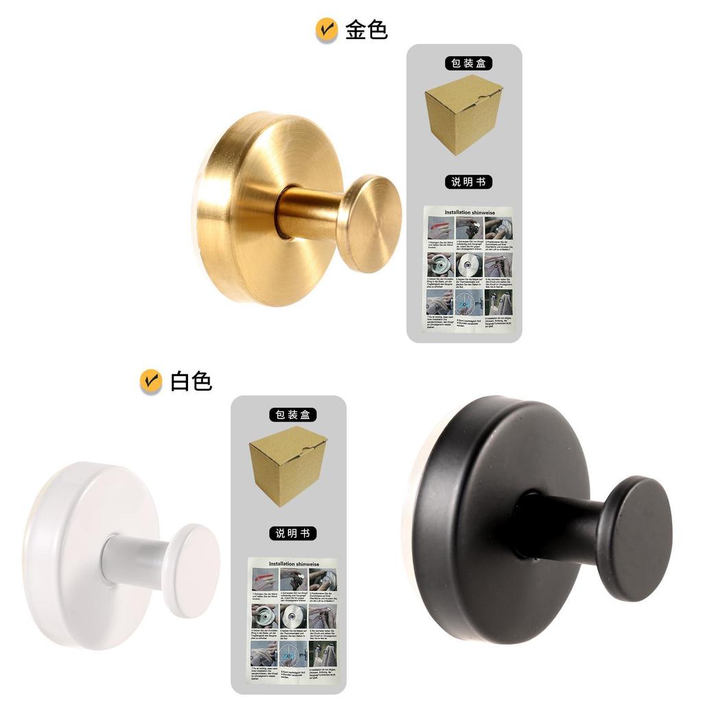 Stainless Steel Strong Suction Cup Hooks For Kitchen Bathroom Towel Hangers
