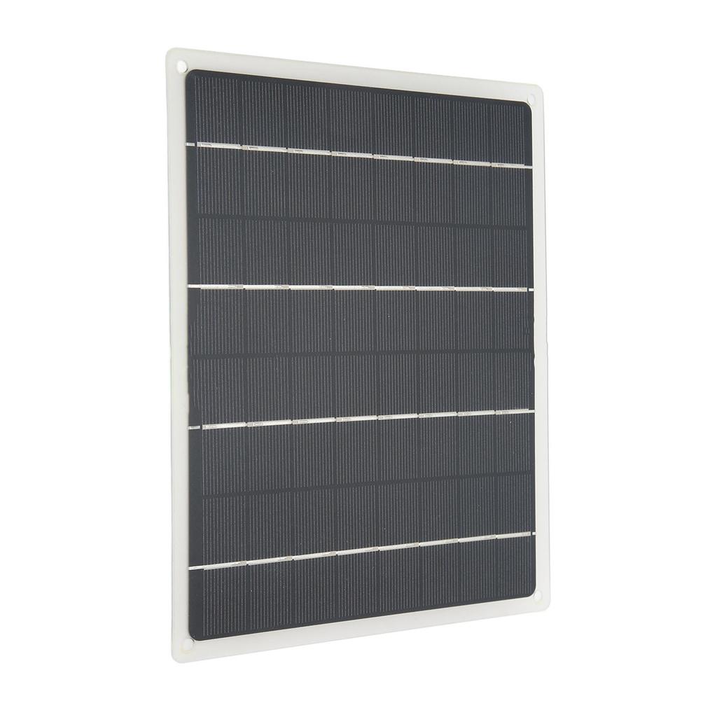 10W Solar Panel Portable Solar Battery Charger RV Accessories with Dual USB Port for Car