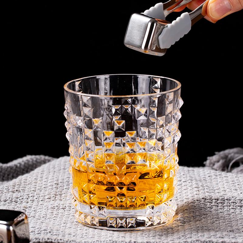 2er Sets 315ml/350ml Trinkgläser Diamantglasbecher High End Cocktail Mojito Gläser Eiskaffee Becher Wasserflasche