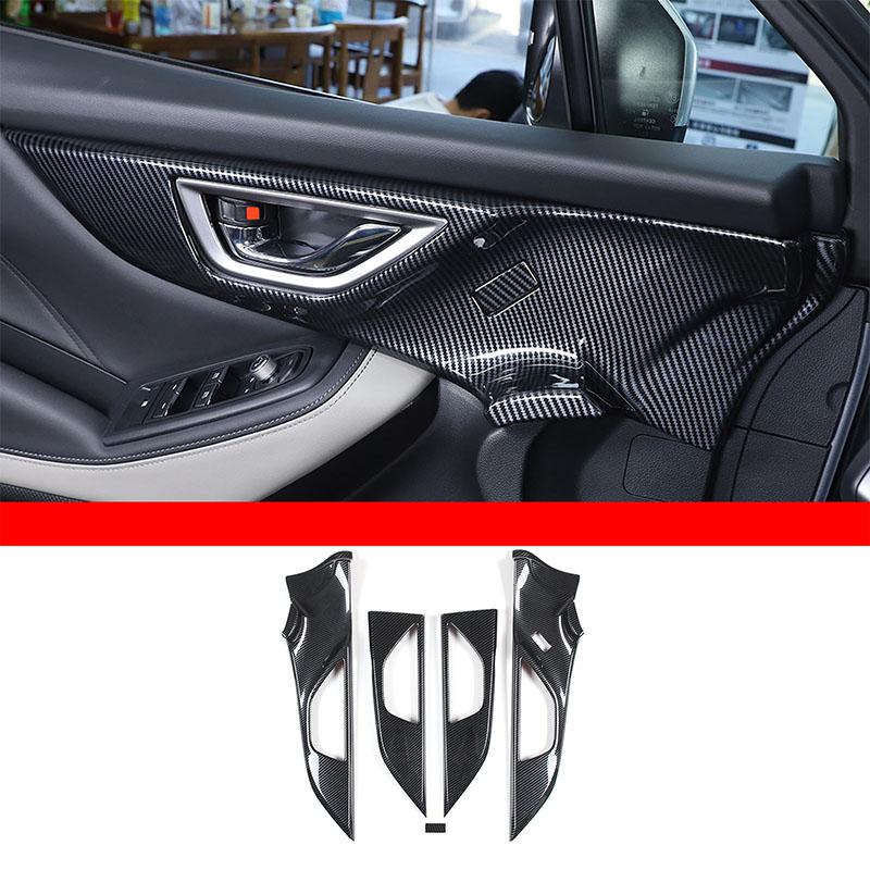 For Subaru Forester 2019-2025 Interior Kit ABS Carbon Fiber Car Dashboard Console Gear Shift Panel Cover Trim Car Accessories