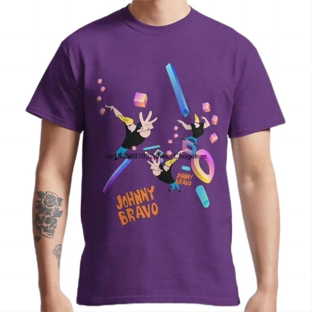 Johnny Bravo 3D Shapes Graphic T-Shirt