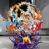 Pokemon Four Gods Figure Dialga Palkia Arceus Giratina Statue 37cm LED Light Up Anime Figure Collection Model Toys Gifts