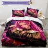 Starry Night Performance Custom Name Text Print 1Pc Bedding Set Duvet Cover With Two Pillowcases Soft Bed Linen For Household Bedroom