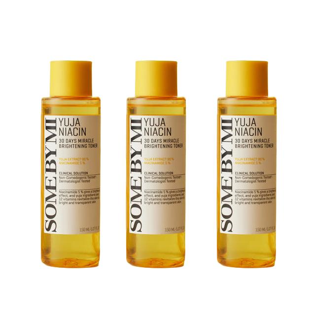 SOME BY MI Yuja Niacin 30 Days Miracle Rozjaśniający Tonik 150ml (3 Opcje)