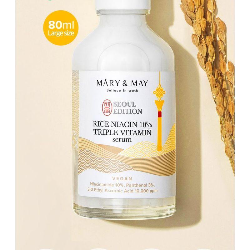 Mary&May - Rice Niacin 10% Triple Vitamin Serum Seoul Edition