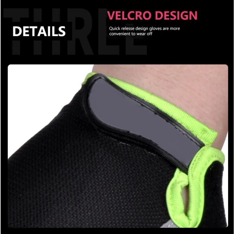 Half Finger Bicycle Gloves Anti Slip Shock Breathable Cycling Gloves Fitness Gym Bodybuilding Crossfit Exercise Sports Gloves