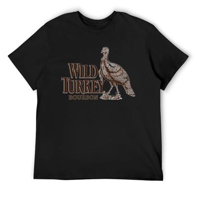Wild Turkey Bourbon Classic T-Shirt Aesthetic Clothing Hippie Clothes Vintage Graphic Tee Mens Graphic T-shirts Hip Hop