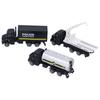 3pcs 1:50 Truck Model Toy Set Pull Back Recovery Tanker Truck Model Set for ChildrenPull Back