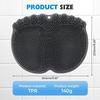 Exfoliation Silicone Foot Cleaning Massage Mat Non Slip Foot Scrubber Pad  for Daily Bath Use