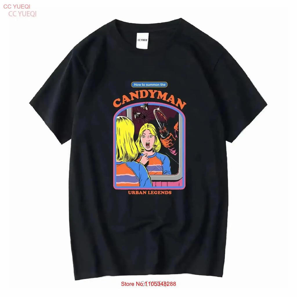 How To Summon The Candyunisex Adult L Black T Shirt Urban Legends Vintage Graphic Stylish Comfortable Stretched Soft
