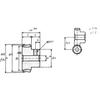 0.8M 1:1 Standard Precision Worm Gear Set POM 20/30/40/50 Teeth Turbine Quality Parts 5/6MM Reducer Lightweight Low Noise