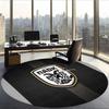 Paok (5) Round Office Rug Decorative Floor Rug for Office Bedroom Living Room and Home Space