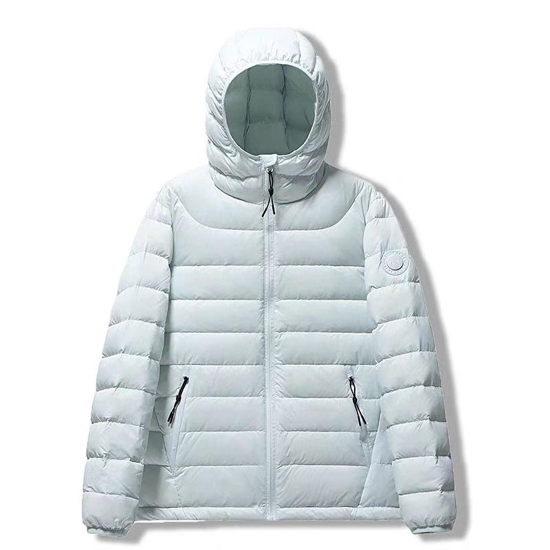 Sweet wind white duck down lightweight down jacket women's short winter new stand-up collar ribs sports liner jacket