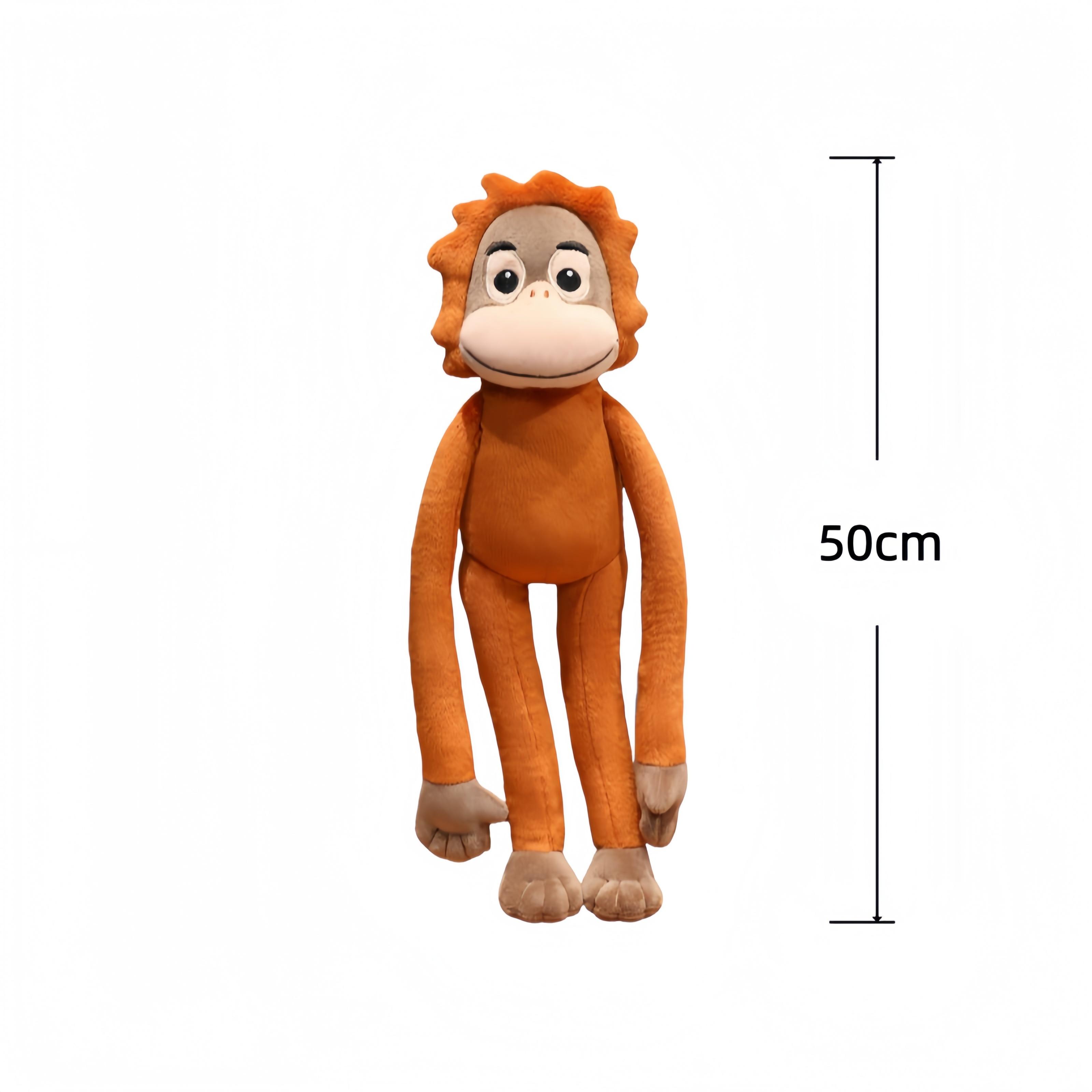 Riesiger Orang-Utan Stofftier Puppe Simulierte Schimpanse Plüschtier Kawaii Affen Spielzeug Hobbys Sammlung Heimdeko Spielzeug Geburtstagsgeschenk