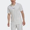 Adidas Logo Tennis Polo Shirt Men Tops White HC8537