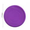 Soft Silicone Pet Frisbee, Bite-resistant Dog Training Flying Disc for Outdoor Interactive Fetch Play