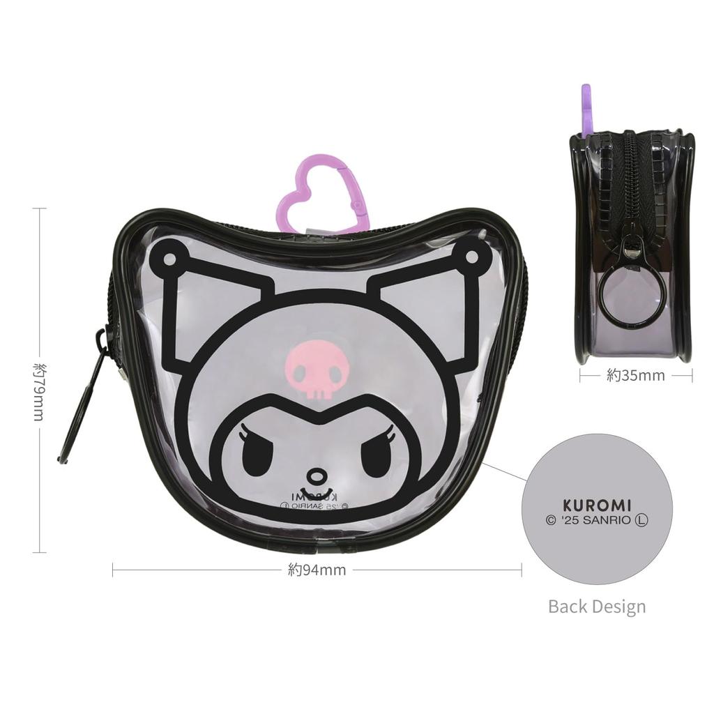 Gourmandise Sanrio Characters Gadget Clear Pouch Kuromi SANG-516KU