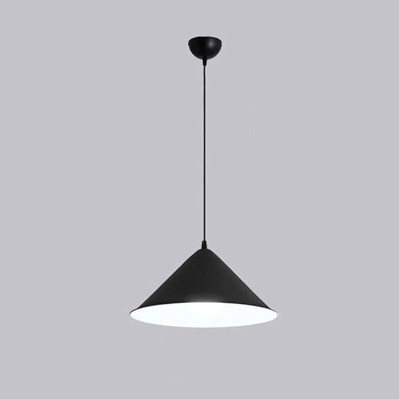 Single Head Creative Bar Minimalist Industrial Style Ceiling Pendant Lamp Nordic Restaurant Chandelier Bedroom Bedside Aluminum Lampshade Pendant
