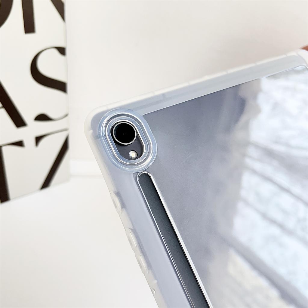 For Samsung Galaxy Tab S9 Case Clear TPU Anti Drop Tablet Cover with Pencil Holder