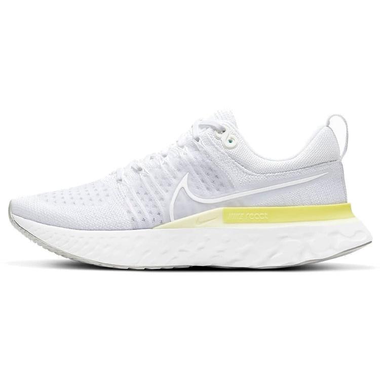 New Nike React Infinity Run Flyknit 2 Platinum Tint Light Citron Women's CT2423-100