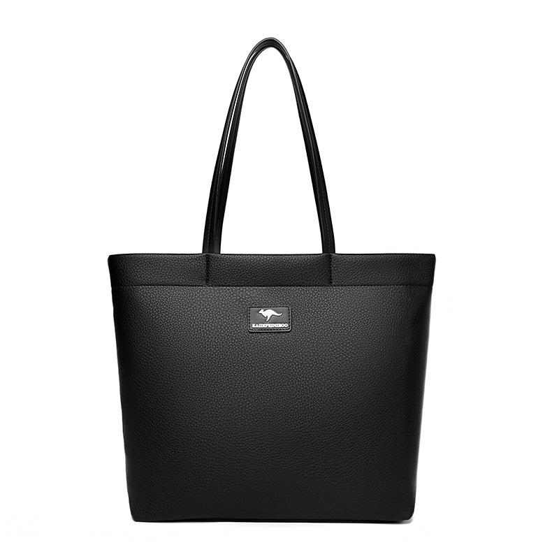 

Женская сумка для мамы, большая вместимость, модная сумка на одно плечо, портативная сумка через плечо, повседневная женская сумка чёрный