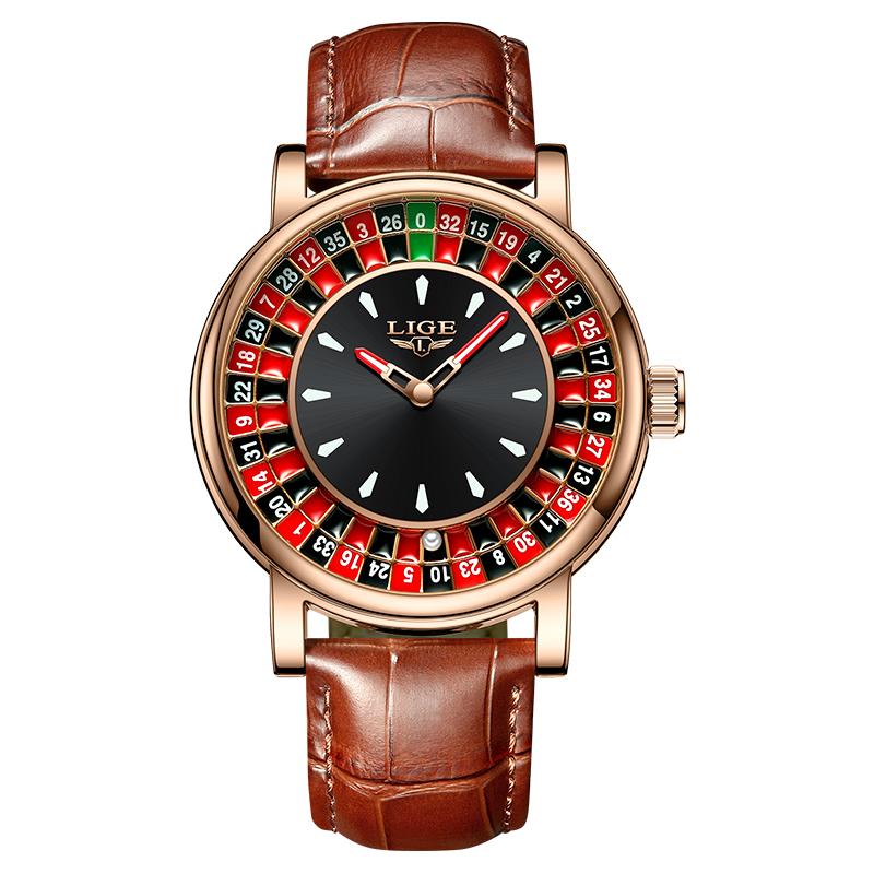 LIGE specialty men's watch luxury luminous stainless steel clock waterproof fashion business watches for men quartz wristwatch