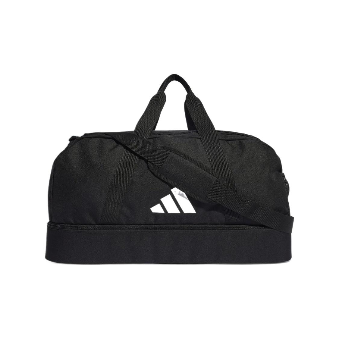 Adidas Recycled Polyester Plain Weave Fabric Handbag Medium Unisex Black White One Size