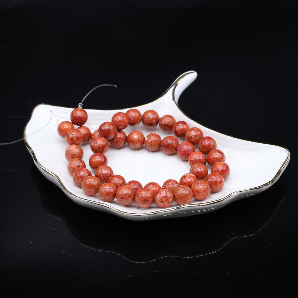 Korálky Imitace Korálu Kulaté Izolační Korálky 10-14mm Pro Výrobu Šperků DIY Náhrdelník Náramek Náušnice Příslušenství