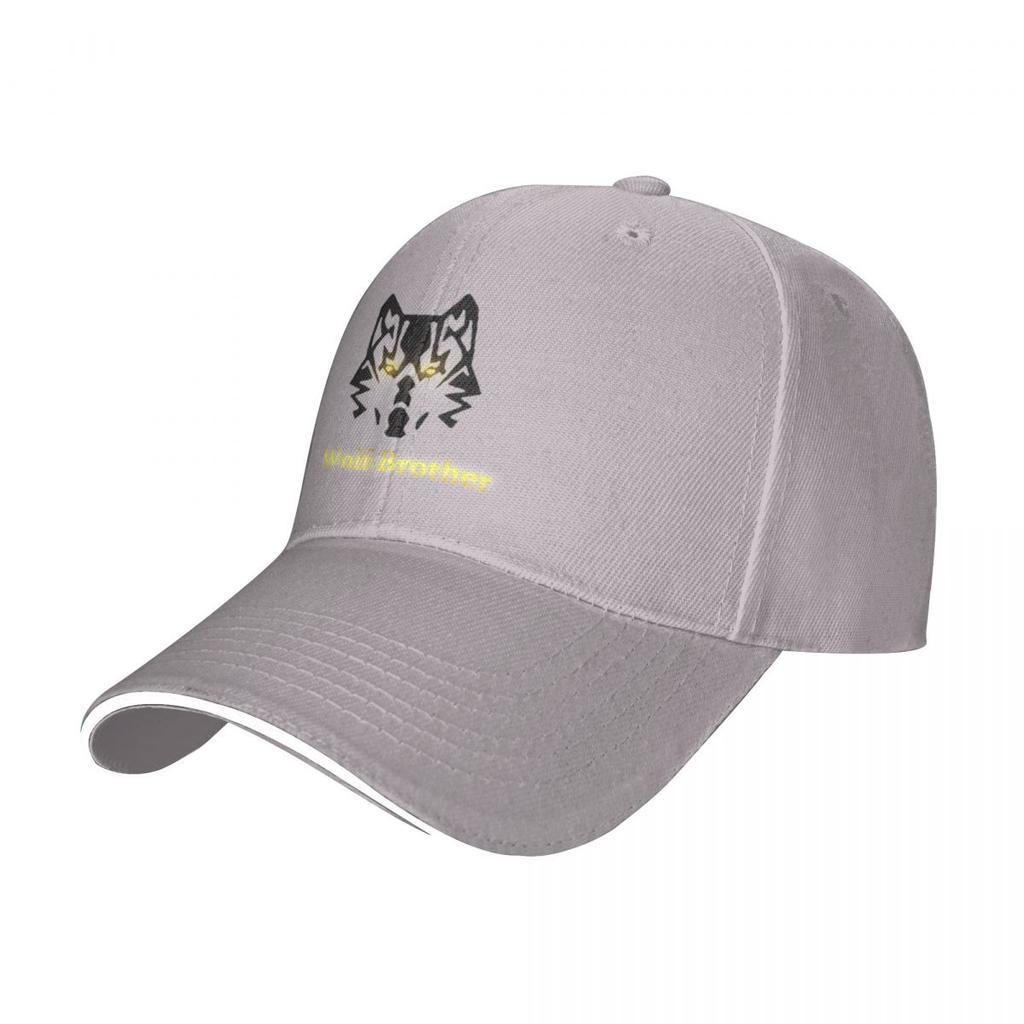 Wolf Brother Cap Baseball Cap Luxury Brand Big Size Hat Hat Unisex's Women's
