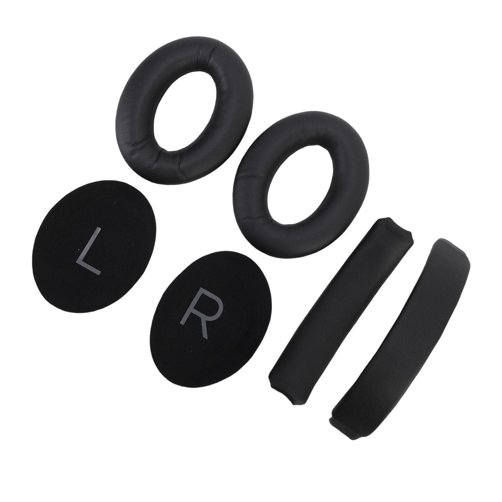 

1 Pair Earpads Replacement for QC45 SC SE Wireless Headset Sponge Protein Leather Headphone Ear Cushions Headband Pad
