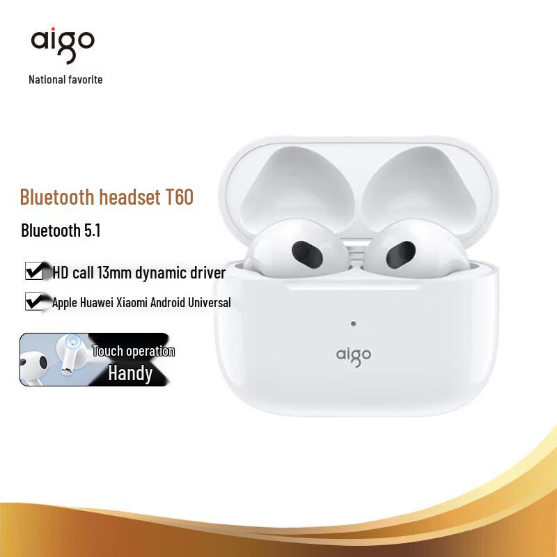 

aigo T-60 True Wireless Bluetooth Earbuds