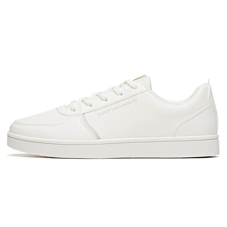 Anta Life Collection Casual Abrasion Resistant Slip Resistant Low top Skateboard Shoes Women's Beige 922128009-2