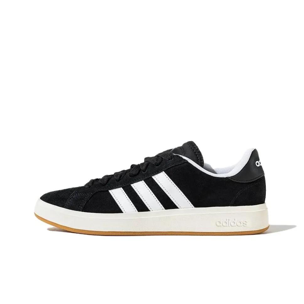 Adidas Grand Court Base 00s 'Black White Gum' Sneaker JP6335