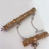 Parrots Cage Accessories 6Pieces/Set Wooden Perches Chewing Sticks Climbing Branches Stand For Small Bird Enrichment