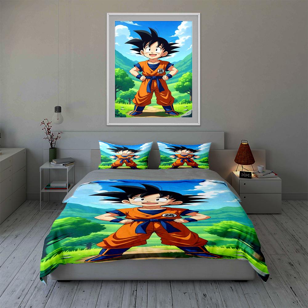 Anime Character Illustration. Bedding Duvet Cover Sets Duvet Covers Pillowcases Gifts (1 * Duvet Cover 2 * Pillowcases, Without Duvet Insert)
