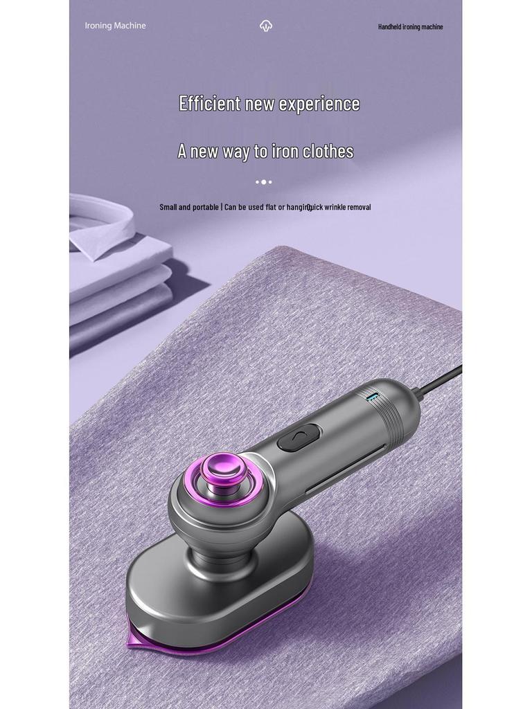Compact Rotating Handheld Garment Steamer and Iron