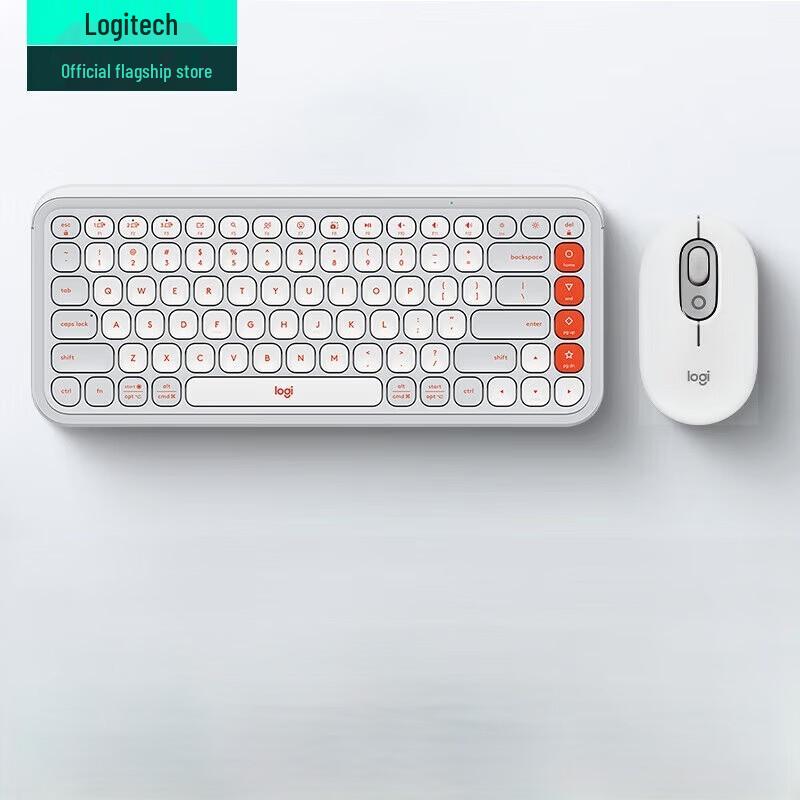 

Logitech POP ICON COMBO AI Silent Membrane Keyboard and Mouse Set