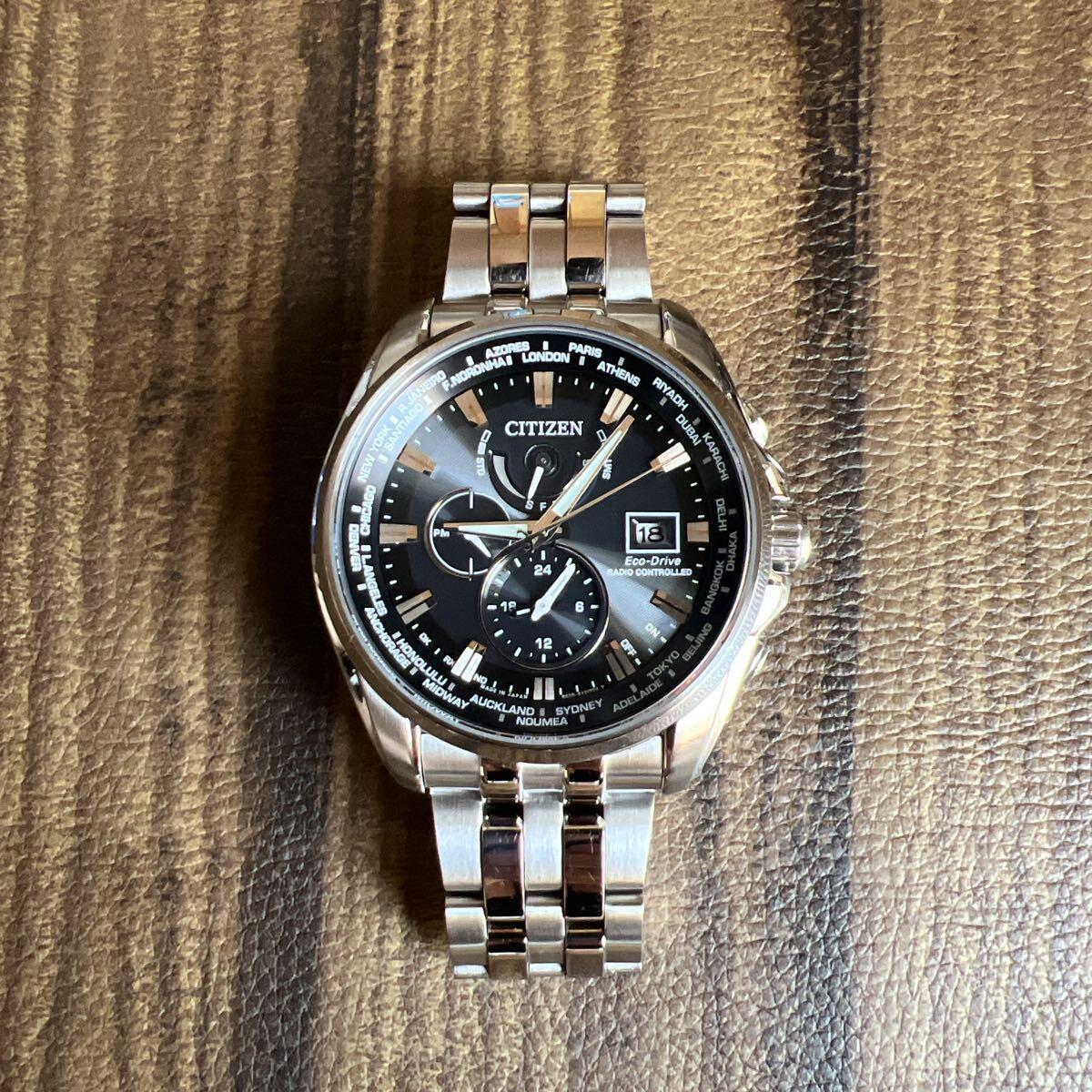 CITIZEN Citizen Eco Drive Radio Solar Operating Item AT9031-52L Men s Watch