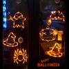 Halloween-Fenster-hängendes LED-Licht, Heimdekoration, Saugnapf, Heimdekoration, Lichter