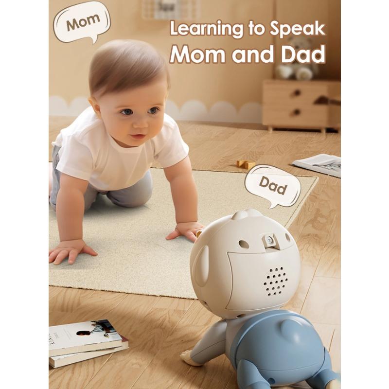 1 Crawling Doll Baby Toy with Music, Aged 0-1, Learning Crawling Guidance and Head Up Training