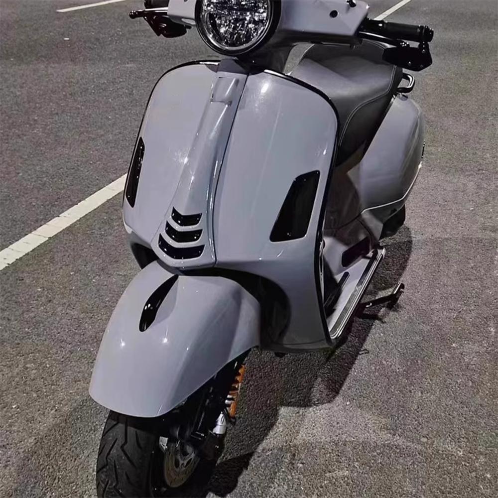 Für Vespa GTS300 GTS250 GTS 300 250 GTV 2013 - 2022 Motorradzubehör Frontkotflügel Schmutzfänger Nase Schnabel Dekorabdeckung Kappe