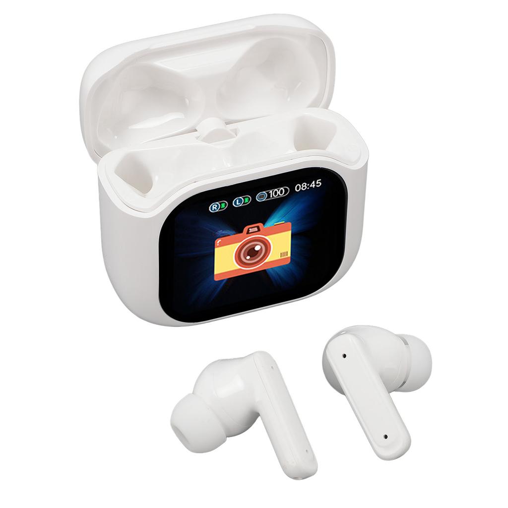 Wireless Bluetooth Headphones Color Screen Control Noise Cancelling Stereo Sound Bluetooth Earbuds f