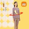 Ersong Women's 100% Cotton Thermal Underwear Set, Round Neck, Anti-bacterial & Anti-mite