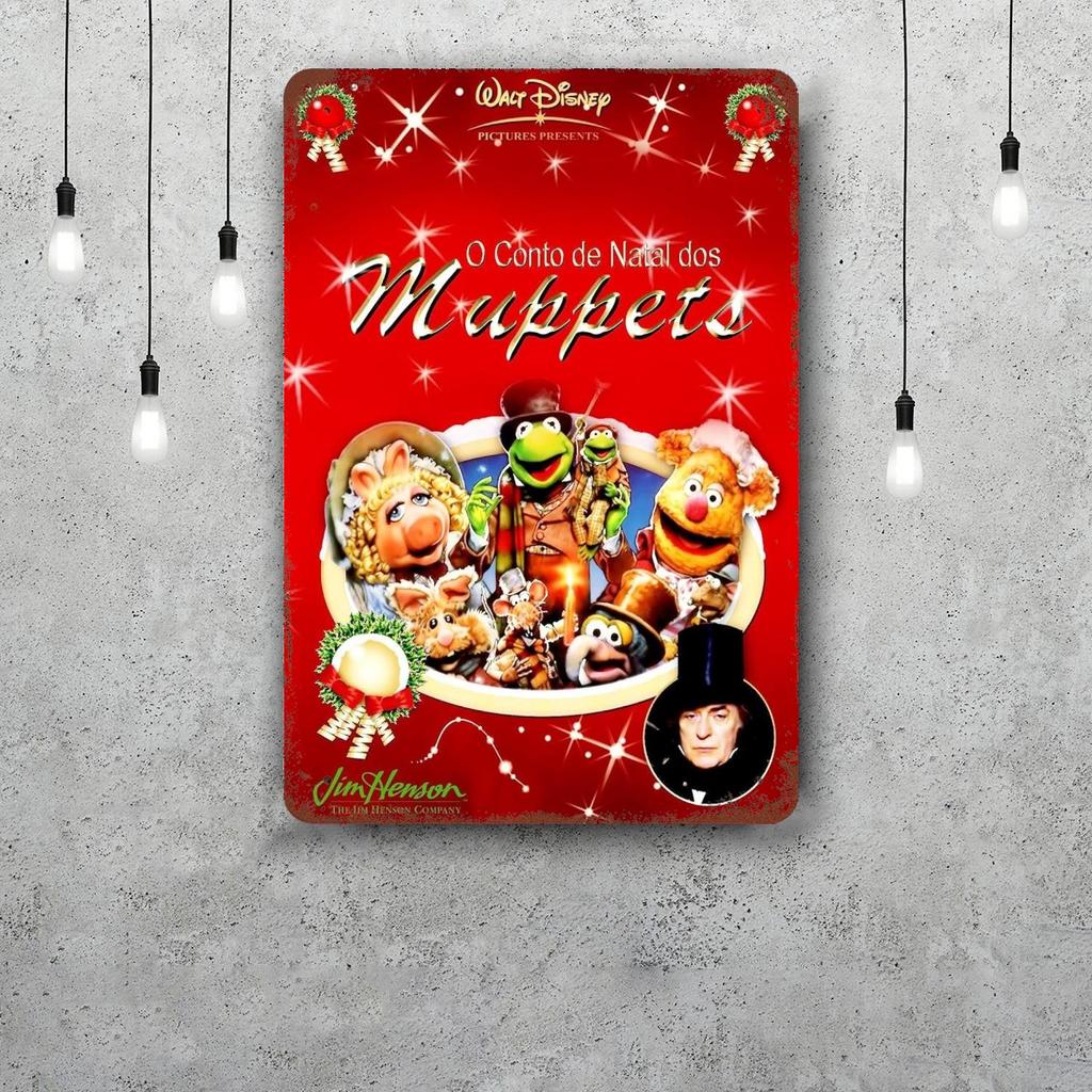 MINISO The Muppet Christmas Carol Funny Bar Metal Sign, Retro Plaque, Vintage Sign, Alcohol Drinker, Pub,Kitchen Wall Decoration