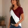 Women O‑Neck 3D Graphic Print T‑Shirt Short Sleeve Lightweight Summer Casual Loose Ladies Tops